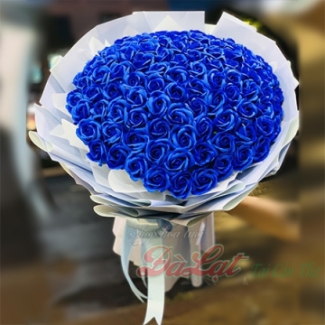 Hồng sáp xanh - tình yêu vĩnh cửu